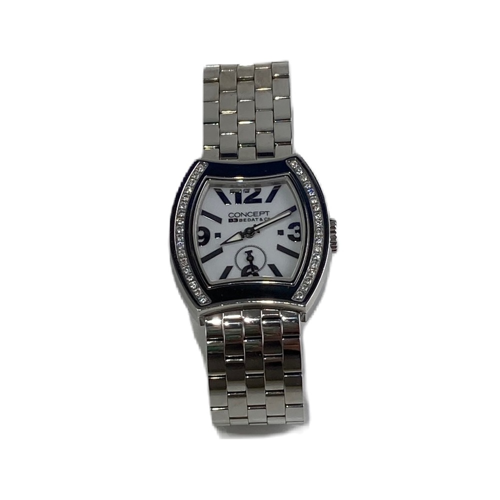 NWOT Bedat & Co. Diamond & Stainless steel ladies Quarts watch